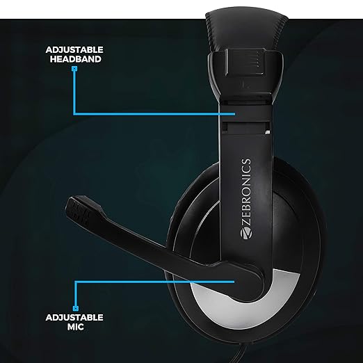 ZEBRONICS Zeb-200HM Wired on Ear Headphone - Image 2