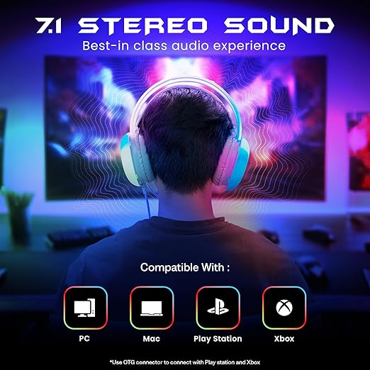 HAMMER Blaze Wired Over Ear Gaming Headphones - Image 2